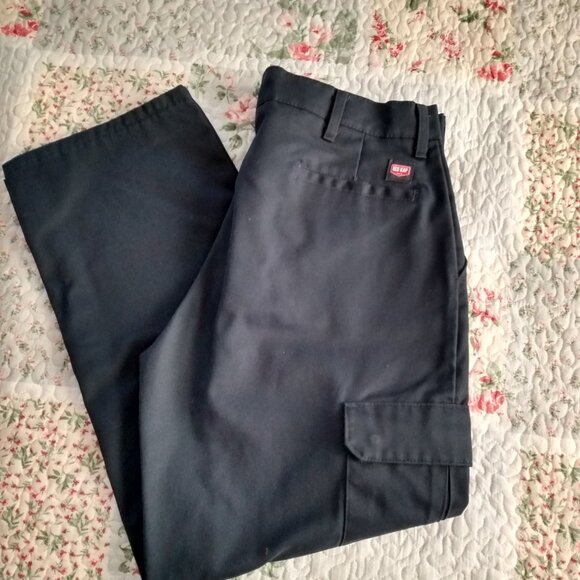 Men's red kap cargo work pants, size  36x30 ,  NWOT - Picture 9 of 9